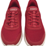 SKECHERS SLIP ON SNEAKER SHOES RED 7.5