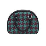 COACH SMALL SATCHEL HANDBAG TEAL RED
