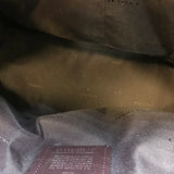 COACH CANVAS TOTE HANDBAG BLACK GRAY