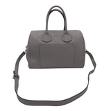 FURLA RET$398 SATCHEL HANDBAG GRAY