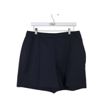 OSCAR DE LA RENTA NWT WOOL BLEND MINI LUXE SHORTS NAVY 12