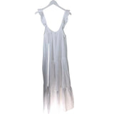 RET$278 SLEEVELESS DESIGNER DRESS WHITE LARGE