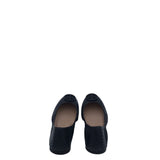 TORY BURCH LEATHER BALLET FLAT SHOES BLACK 5