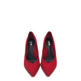 BAR III CRYSTAL SUEDE PUMP SHOES RED 8.5