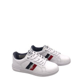 PENGUIN LEATHER SNEAKER MEN SHOE WHITE RED 8