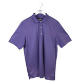 GREG NORMAN POLO SHORT SLEEVE MEN SHIRT PURPLE LARGE