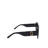 MARC JACOBS RET$140 OVERSIZED W/CASE SUNGLASSES/READERS BLACK