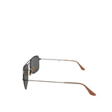 RAY-BAN AVIATOR W/CASE SUNGLASSES/READERS BROWN PURPLE