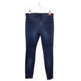 JOHNNY WAS SKINNY DESIGNER JEANS BLUE SMALL
