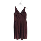 ANN TAYLOR SLEEVELESS DRESS MAROON 6P