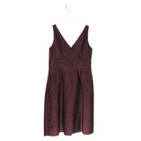 ANN TAYLOR SLEEVELESS DRESS MAROON 6P