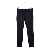 ELIE TAHARI COATED SKINNY DESIGNER JEANS BLACK 27