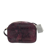 NORDSTROM NWT PYTHON CROSSBODY HANDBAG MAROON