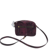 NORDSTROM NWT PYTHON CROSSBODY HANDBAG MAROON