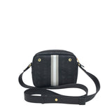 INDIA HICKS CROSSBODY HANDBAG BLACK GREY 8”x5.5x3”