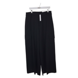 CHICO'S NWT WIDE LEG PANT BLACK 2.5R