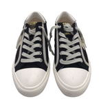 VINTAGE HAVANA RET$90 SNEAKER SHOES BLACK GOLD 6