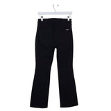 WHITE HOUSE BLACK MARKET SKINNY FLARE JEANS BLACK 2S