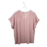 VOCAL MESH CAP SLEEVE TOP PINK SMALL