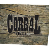 CORRAL RET$250 PYTHON WESTERN BOOTS BROWN BLACK 7.5