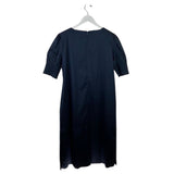 CHICO'S NWT$129 PUFF SLEEVE DRESS NAVY 1
