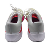 NIKE RET$110 LACE UP SNEAKER MEN SHOE WHITE RED 8.5