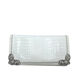 BRIGHTON CROSSBODY WALLET WHITE 7.5x4”x1”