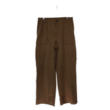 VINCE CARGO WIDE LEG DESIGNER PANT TAN 10