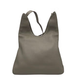 HERMES MASSAI LEATHER SHOULDER w/ DUST BAG LUXE HANDBAG BEIGE 11”x15.5”x2”