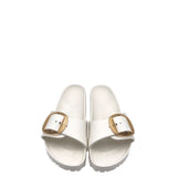 BIRKENSTOCK ONE BUCKLE SANDAL SHOES CREAM 10