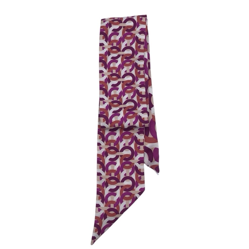 COACH RET$75 SIGNATURE SCARF WOMEN'S ACCESSORIES PINK MAROON