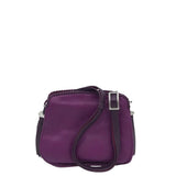 BRIGHTON SMALL SHOULDER HANDBAG MAROON BROWN 7.5”x6.5x3”