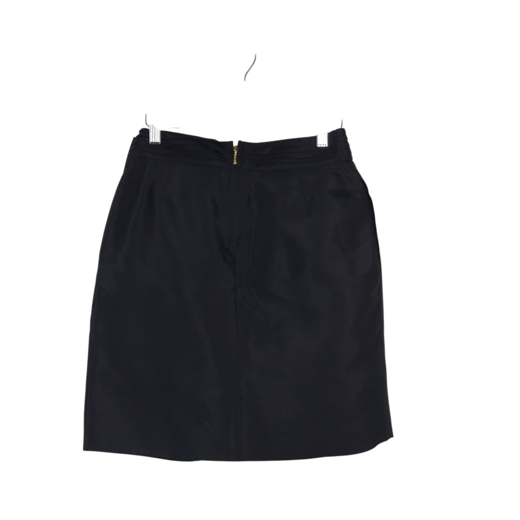 KATE SPADE SILK BOW MINI DESIGNER SKIRT BLACK 2