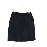 KATE SPADE SILK BOW MINI DESIGNER SKIRT BLACK 2