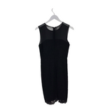 DIANE VON FURSTENBERG RET$365 LACE SLEEVELESS DESIGNER DRESS BLACK 6