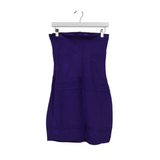DIANE VON FURSTENBERG NWT$385 SILK STRAPLESS MINI DESIGNER DRESS PURPLE 2