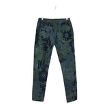 FLORAL STRAIGHT LEG PANT SAGE NAVY MEDIUM