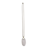 KENDRA SCOTT PENDANT NECKLACE GOLDTONE WHITE