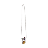 RET$75 .925 PENDANT NECKLACE SILVER YELLOW
