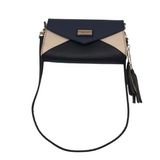 MARC NEW YORK CROSSBODY TASSEL HANDBAG NAVY CREAM