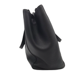 DAGNE DOVER PEBBLE TOTE HANDBAG BLACK