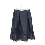 SACHIN + BABI PLEATED LACE MIDI DESIGNER SKIRT BLACK 8