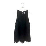 CABI LACE HALTER TOP BLACK MEDIUM