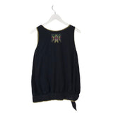 DOUBLE D RANCH EMBRIODERED TANK DESIGNER TOP BLACK MULTI SMALL