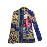 ALICE + OLIVIA RET$625 FLORAL LONG SLEEVE DESIGNER BLAZER YELLOW MULTI 6