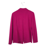 ST JOHN WOOL LONG SLEEVE DESIGNER JACKET MAGENTA 12