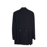 ST JOHN COLLECTION KNIT LONGLINE DESIGNER BLAZER BLACK 8
