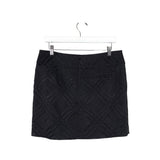 BCBGMAXAZRIA MINI DESIGNER SKIRT BLACK MEDIUM