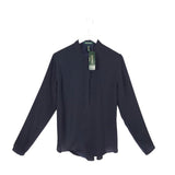 NWT LONG SLEEVE TOP NAVY LARGE