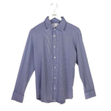 MIZZEN+MAIN RET$148 PLAID LONG SLEEVE MEN SHIRT NAVY WHITE MEDIUM